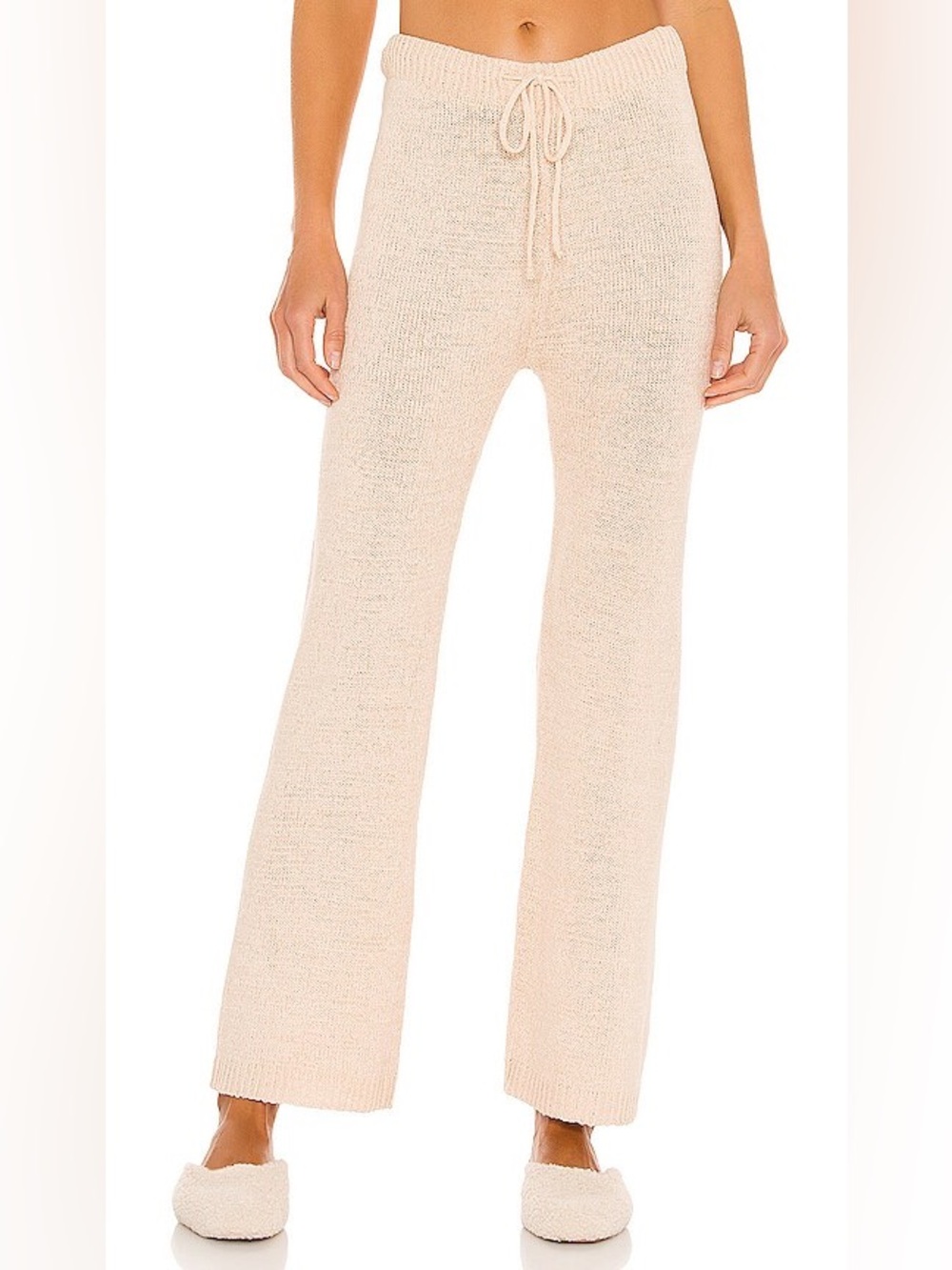 SNDYS Lounge Celeste Knit Pant in Sand Size Large